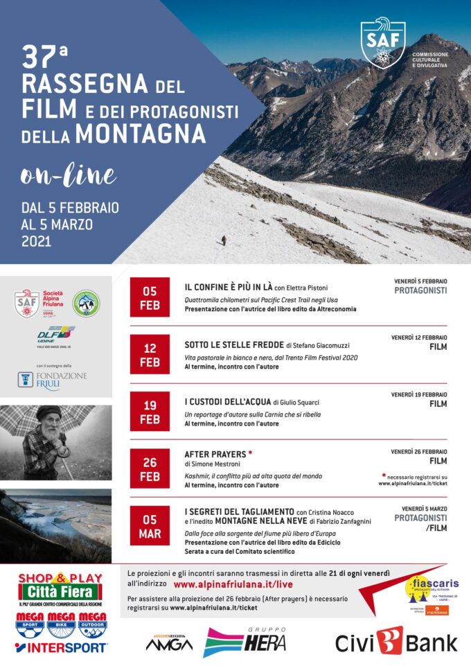 37^ RASSEGNA DEL FILM E PROTAGONISTI DELLA MONTAGNA